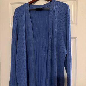 Lane Bryant periwinkle blue cardigan, sz 22-24